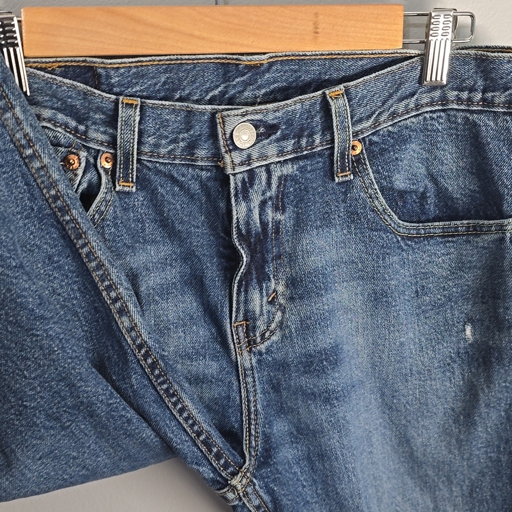 Levi's 511 Jeans Men's Classic Blue Straight-Leg Jeans - Picture 10 of 14